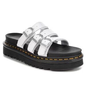 Dr Martens Blaire Three Strap Slides Size 7